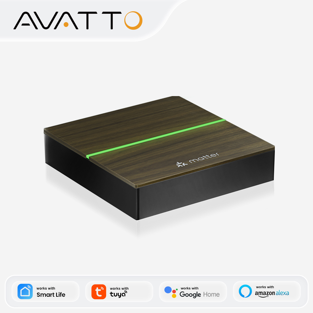 Matter Hub Thread - AVATTO Matterスマート有線ゲートウェイハブ ZigBeeスマートホームブリッジリモートコントローラー、Tuya、HomeKit、Siri、Google Home、Alexa対応