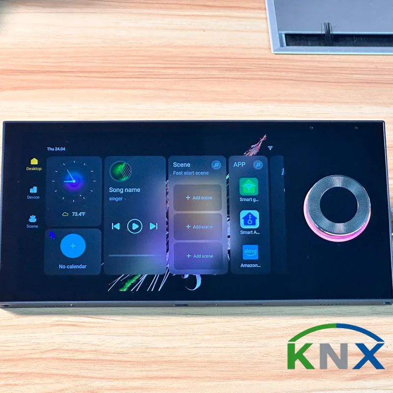 Home Automation System Design - 8インチIPSスクリーン 1280*800、M20-KNXホームオートメーションパネル：標準設計、シームレスなKNXシステム統合