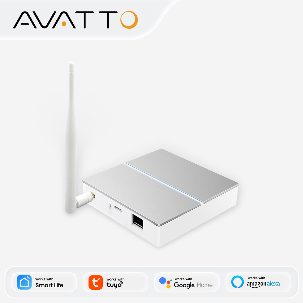 Home Automation Ideas - AVATTO Tuya ZigBee ゲートウェイ アンテナ付き スマート
