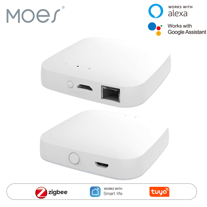 Matter Hub Thread - MOES Tuya ZigBee3.0 スマート ハブ、ワイヤレス/有線ゲートウェイ ブリッジ