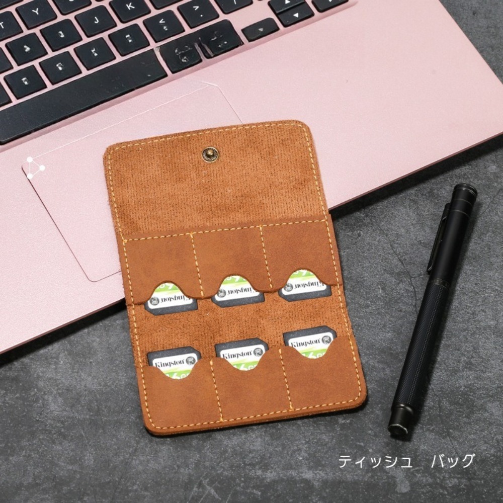 Home Assistant Sd - メモリカードケース Pu レザー多機能マルチスロットホルダー Sd Tf ゲームカード収納カメラ携帯電話アクセサリー