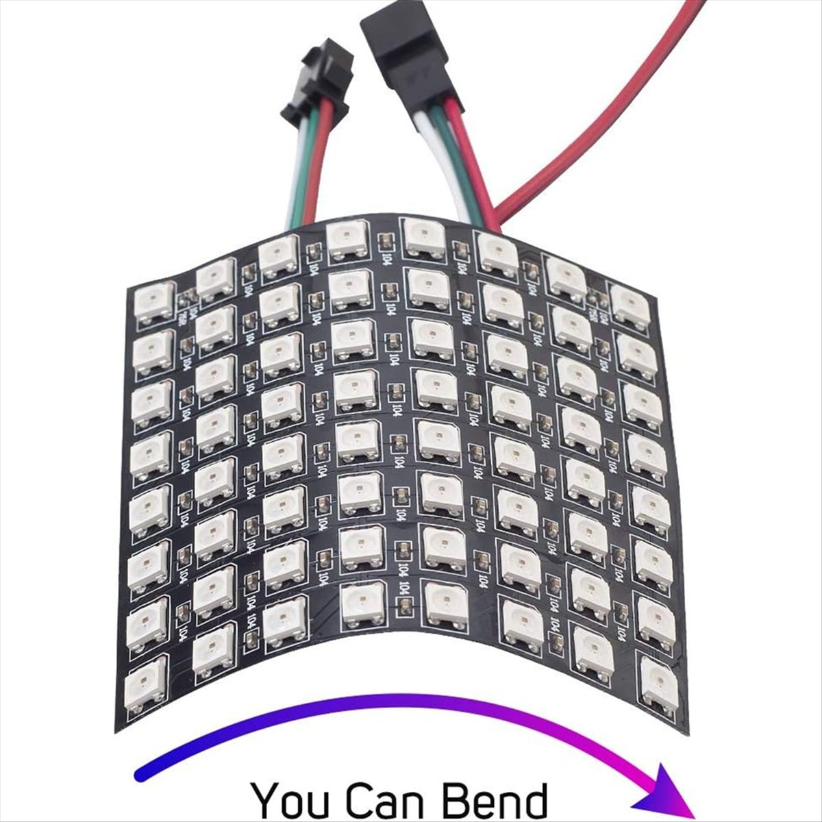 Rgb Led Matrix 8X8 - A36R WS2812B ドットマトリックススクリーン RGB 5050SMD 個別にアドレス指定可能な