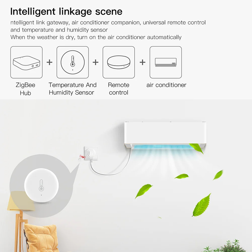 Tuya スマート Zigbee 温度と湿度センサーアプリ制 - Home Automation Ideas のレビューと価格