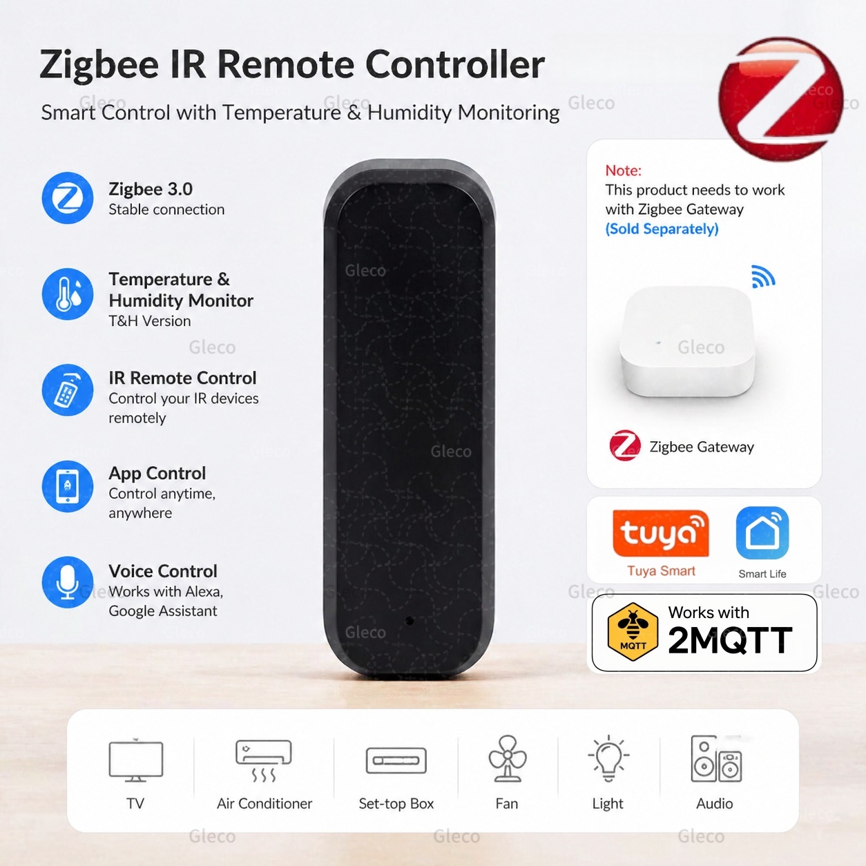 Zigbee スマート IR リモコン赤外線ユニバーサルスマ - Ir Blaster Universal のレビューと価格