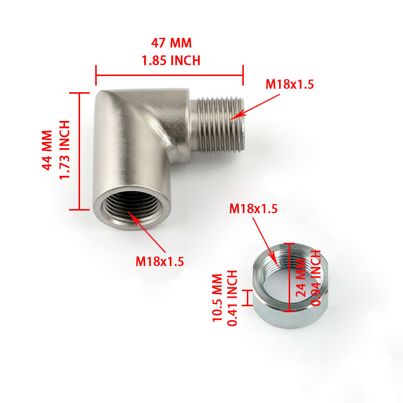 ユニバーサルM18X1.5 O2酸素センサーエクステンダー9 - Ir Blaster Universal のレビューと価格