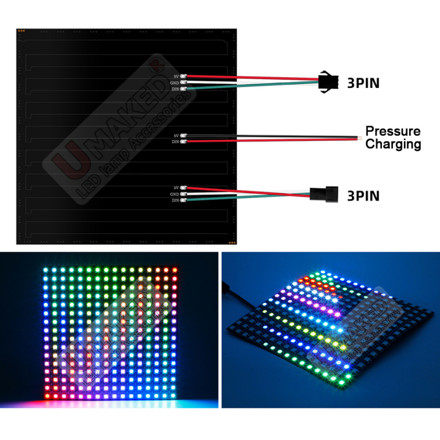 2 個 WS2812B 個別にアドレス指定可能なデジタルフレ - Rgb Led Matrix 8X8 のレビューと価格
