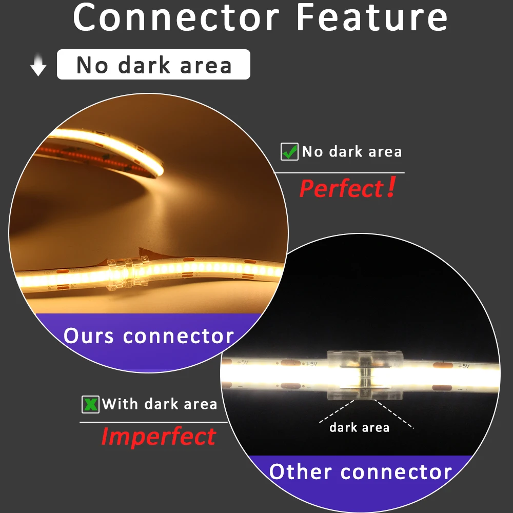 5 個 LED ストリップコネクタ COB SMD 2Pin - Rgb Led Matrix 8X8 のレビューと価格