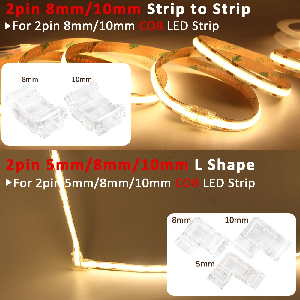 5 個 LED ストリップコネクタ COB SMD 2Pin - Rgb Led Matrix 8X8 のレビューと価格