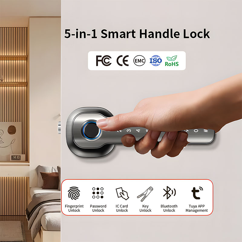 ホームセキュリティデバイス スマート指紋認証ドアロック デジ - Home Automation Industry のレビューと価格