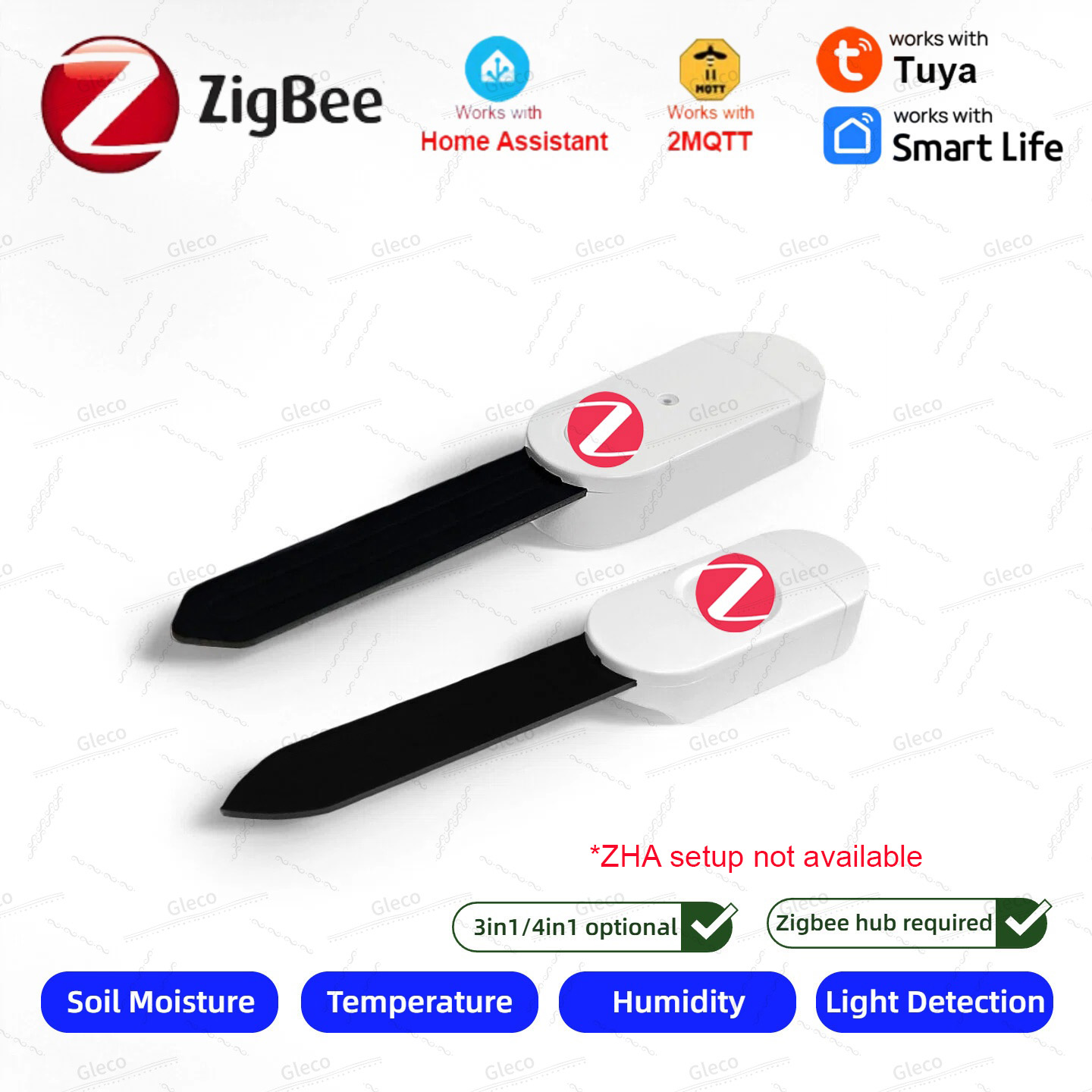 Zigbee 土壌水分センサーメーター温度湿度肥沃度光テスタ - Home Automation Ideas のレビューと価格