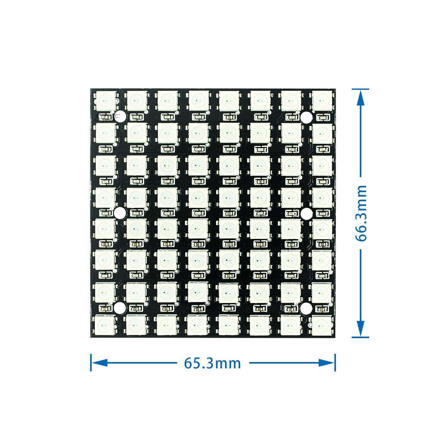 Ws2812 LED 5050 rgb 8x8 4 16 2 - Rgb Led Matrix 8X8 のレビューと価格