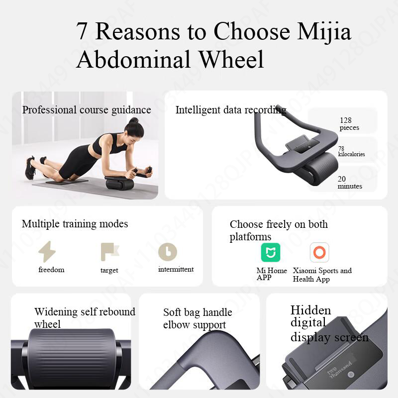 新しいXiaomi Mijiaスマート腹筋ローラー、強力な耐 - Home Automation Industry のレビューと価格