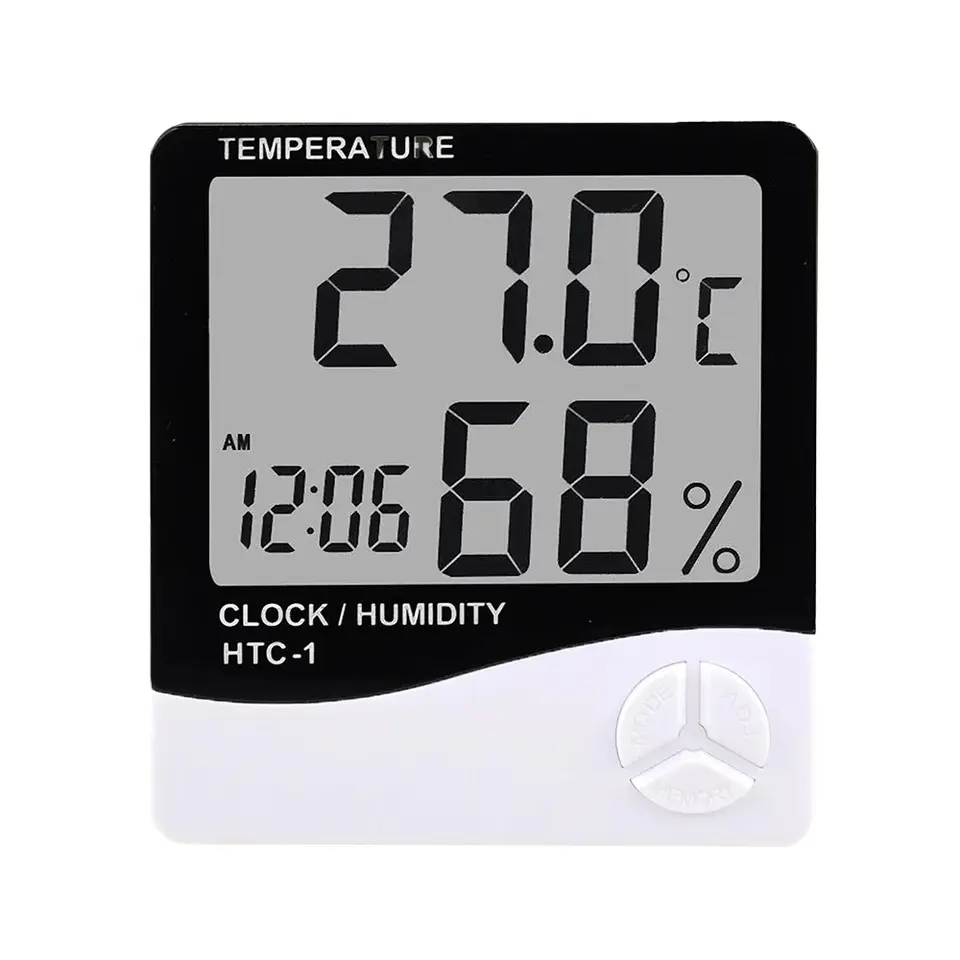 屋内用LCDデジタル温度計・湿度計 電子温度・湿度計センサー - Home Automation Industry のレビューと価格