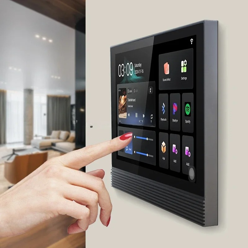 新デザイン7インチスマートホームスピーカーウォールアンプWi - Home Automation System Design のレビューと価格